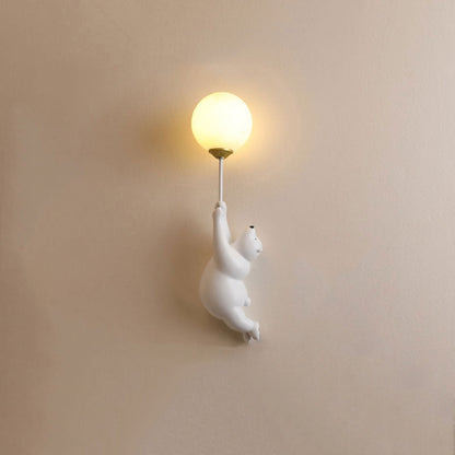 Skorter | Teddy LED Wall Lamp White/Blue/Pink