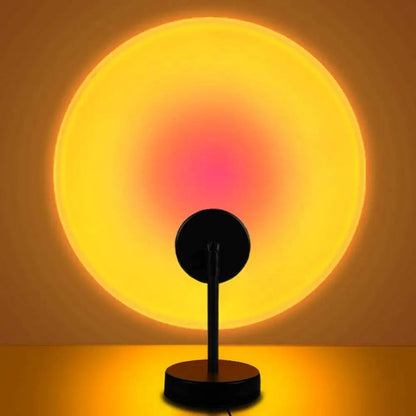 Skorter | l Stylish Retro Table Lamp with Sunset