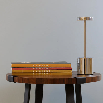 Skorter | Pulse Rechargeable Table Lamp // Chrome
