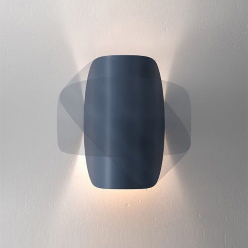 Skorter | Eveline Modern Geometric LED 4 Color Wall Light Indoor/Outdoor Metal