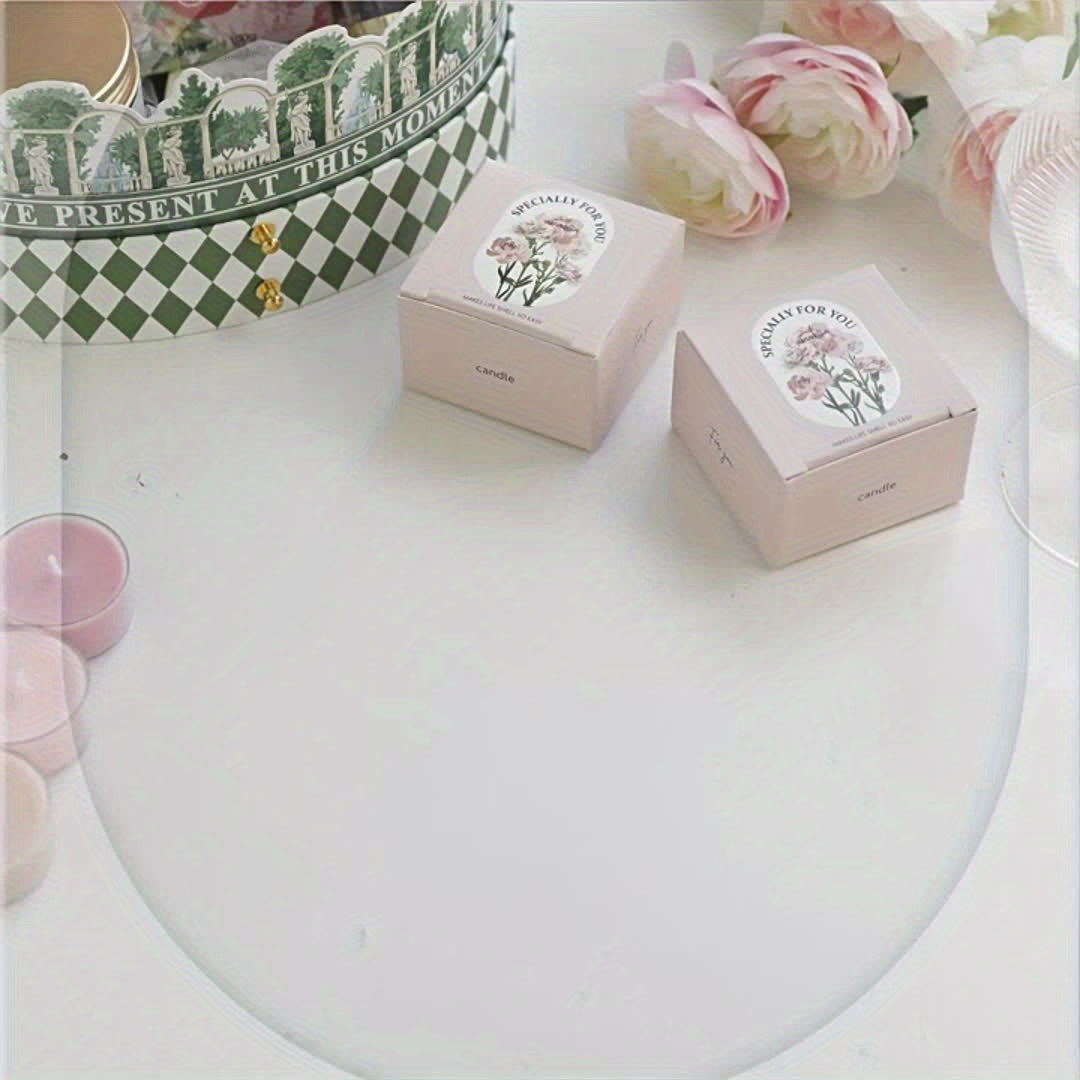 Skorter | 1pc Carnation Scented Candle – Decorative Candle for Mother's Day, Valentine's Day and Christmas