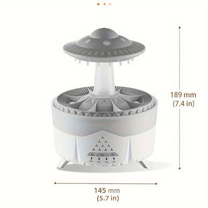 Skorter | Relaxing Raindrop Aromatherapy Essential Oil Diffuser - LED Light & Humidifier