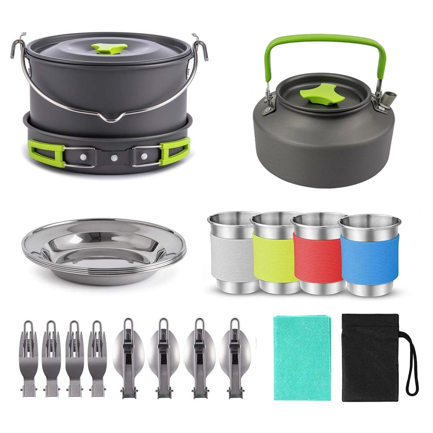 Skorter | Camping Kitchen Equipment Set New Oven Aluminum Pot