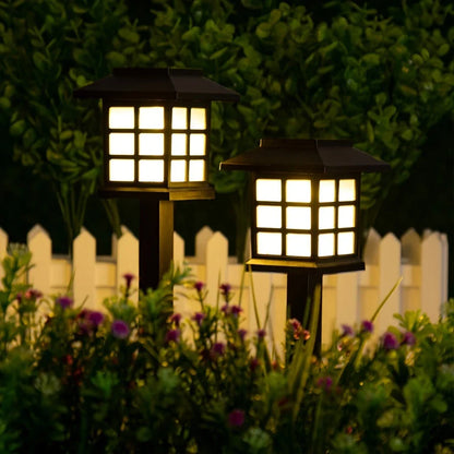 Skorter | Solar Garden Lights in Lantern Style – Waterproof LED Path Lighting for Outdoor Areas