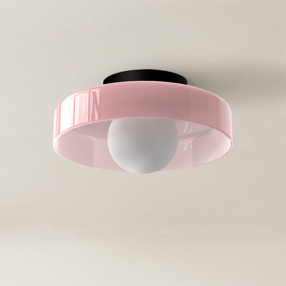 Skorter | LED Round Flush Mount Ceiling Light Fixture - Modern Energy-Efficient Lighting for Contemporary Home Décor & Low Ceilings