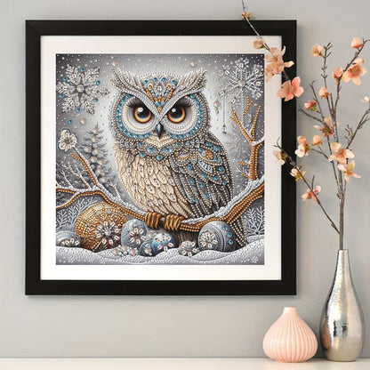 Skorter | 5D Owl Diamond Painting Set - DIY Special Crystal Drill, Handmade Art Gift, Unframed Canvas for Bedroom, Office, Living Room