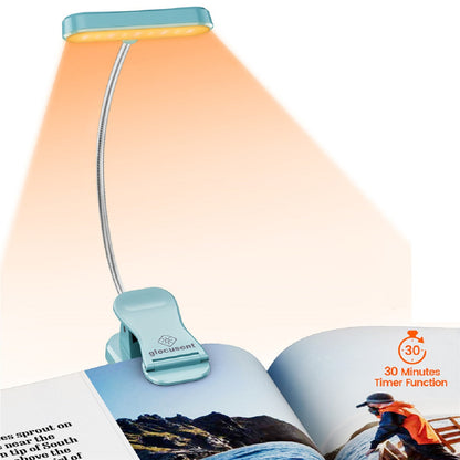 Skorter | Eye Caring Rechargeable Book Lamp | 3 Color Temperatures, 5 Brightness Levels & Ideal for Nighttime Reading Without Disturbing Others