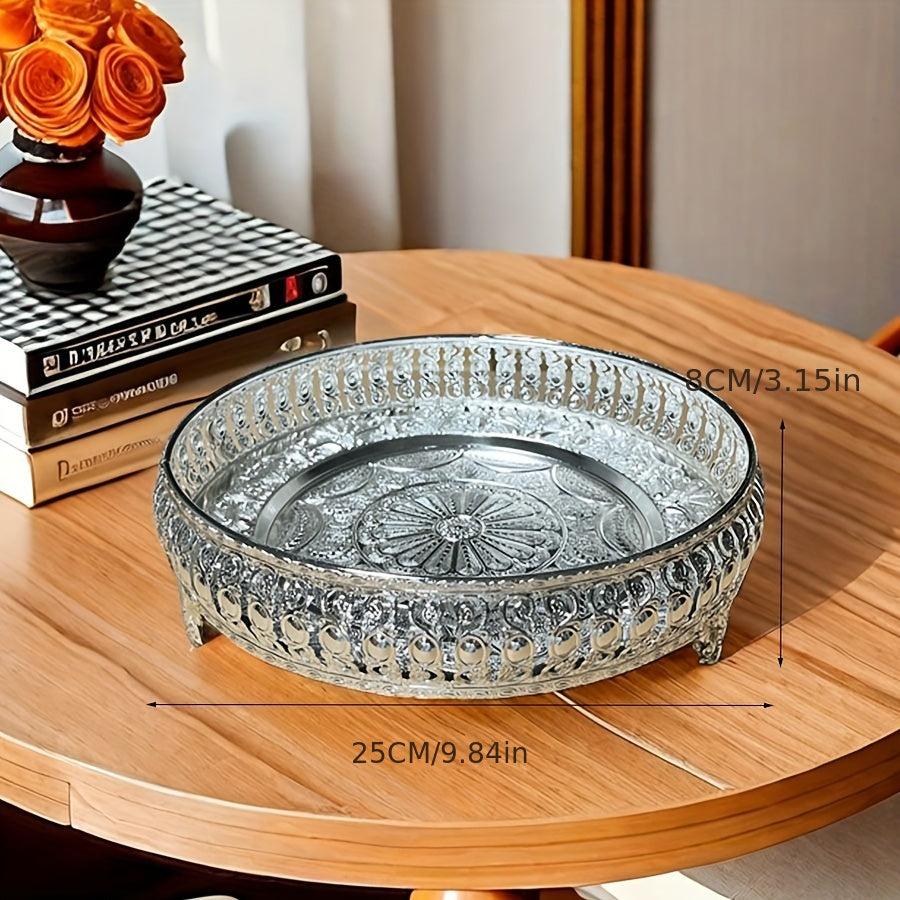 Skorter | EuroServe-Fruit Bowl - Stainless Steel Snack Bowl for Living Room & Kitchen Decor