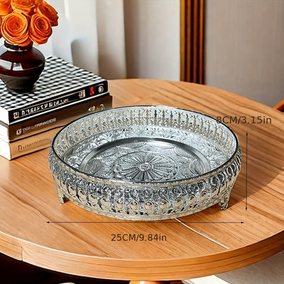 Skorter | EuroServe-Fruit Bowl - Stainless Steel Snack Bowl for Living Room & Kitchen Decor