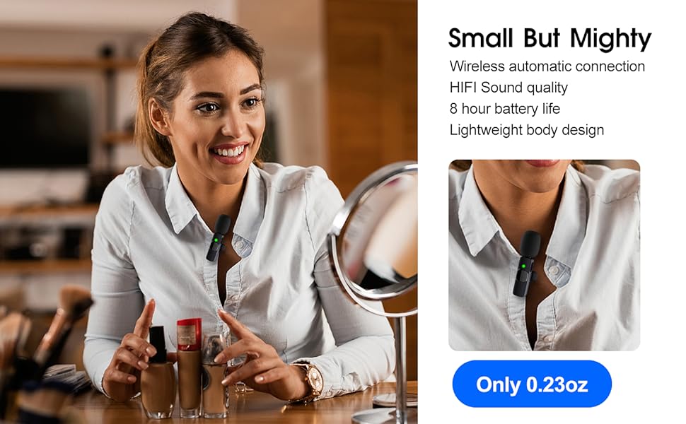 Skorter | 2-Pack wireless microphone for iPhone iPad