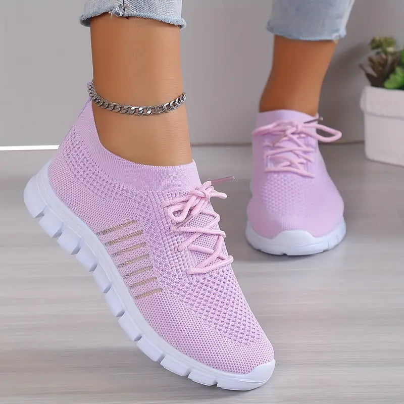 Skorter | Breathable Lace-Up Running Trainer Sneakers
