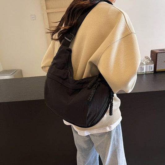 Skorter | EVERCARRY – Nylon Shoulder Bag with Smart Compartments for Everyday Use