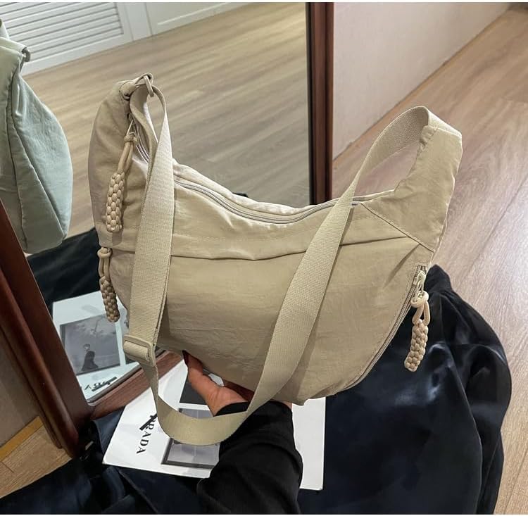 Skorter | EVERCARRY – Nylon Shoulder Bag with Smart Compartments for Everyday Use