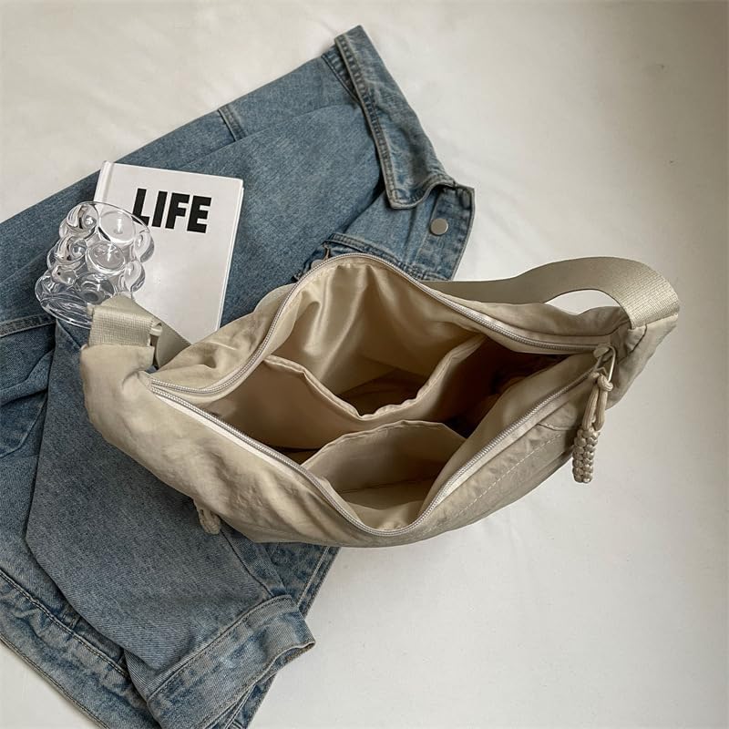 Skorter | EVERCARRY – Nylon Shoulder Bag with Smart Compartments for Everyday Use