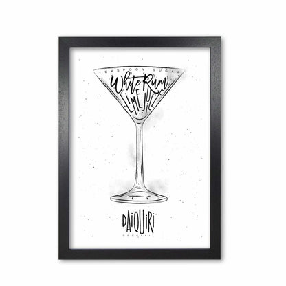 Skorter | Daiquiri Cocktail Modern Print, Framed Kitchen Wall Art