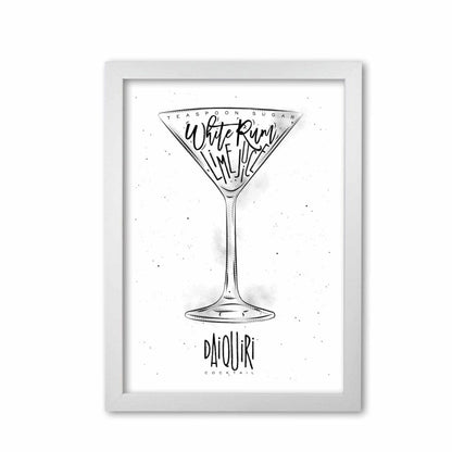 Skorter | Daiquiri Cocktail Modern Print, Framed Kitchen Wall Art