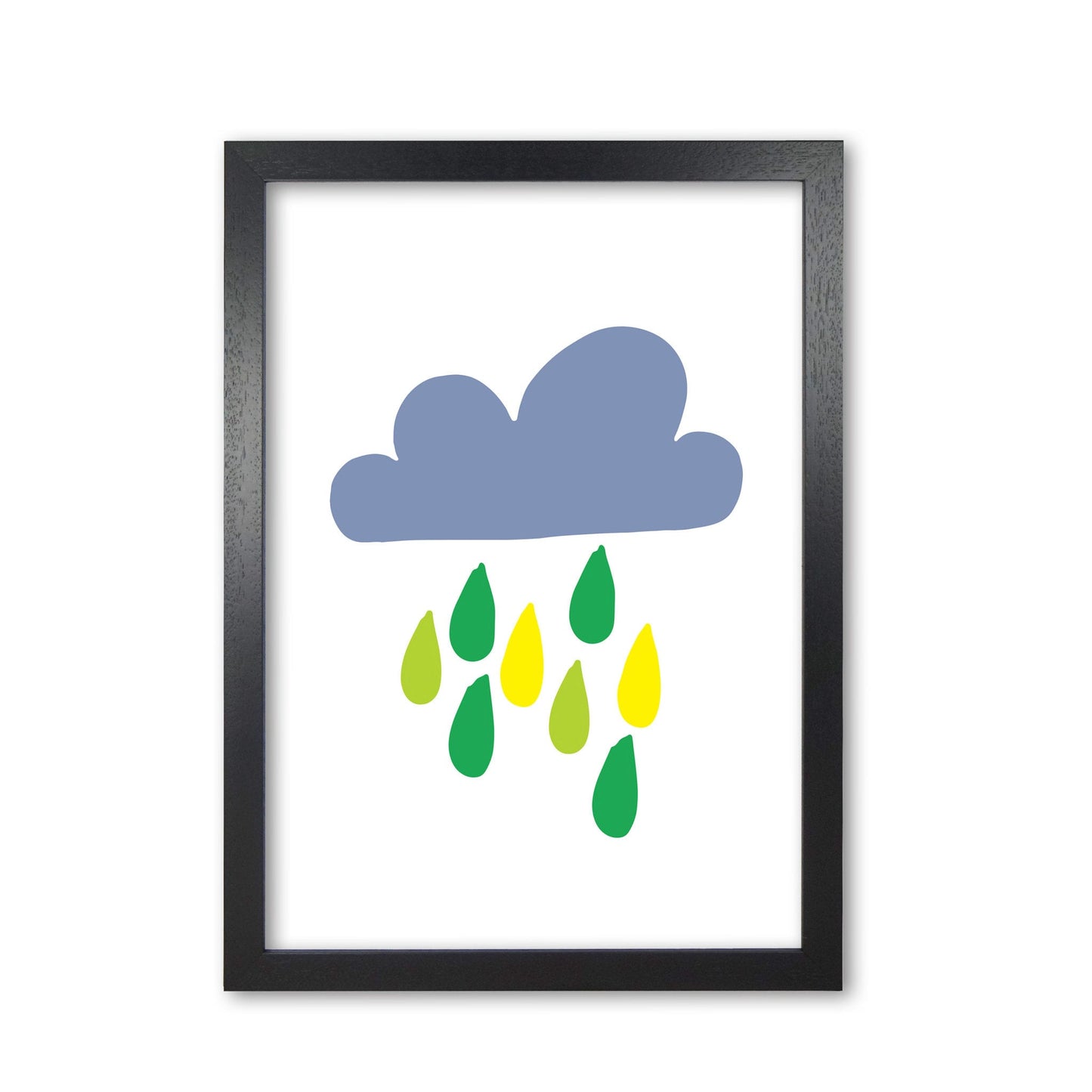 Skorter | Dark Blue Rain Cloud Soothing Print