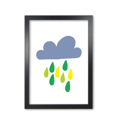Skorter | Dark Blue Rain Cloud Soothing Print