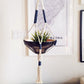 Skørter | Macrame Cotton Plant Hanger - Navy Blue