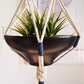 Skørter | Macrame Cotton Plant Hanger - Navy Blue