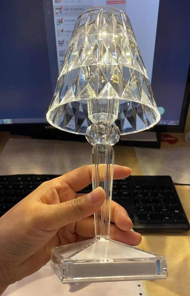 Dazzling Diamond Glass Table Lamp - SKØRTER