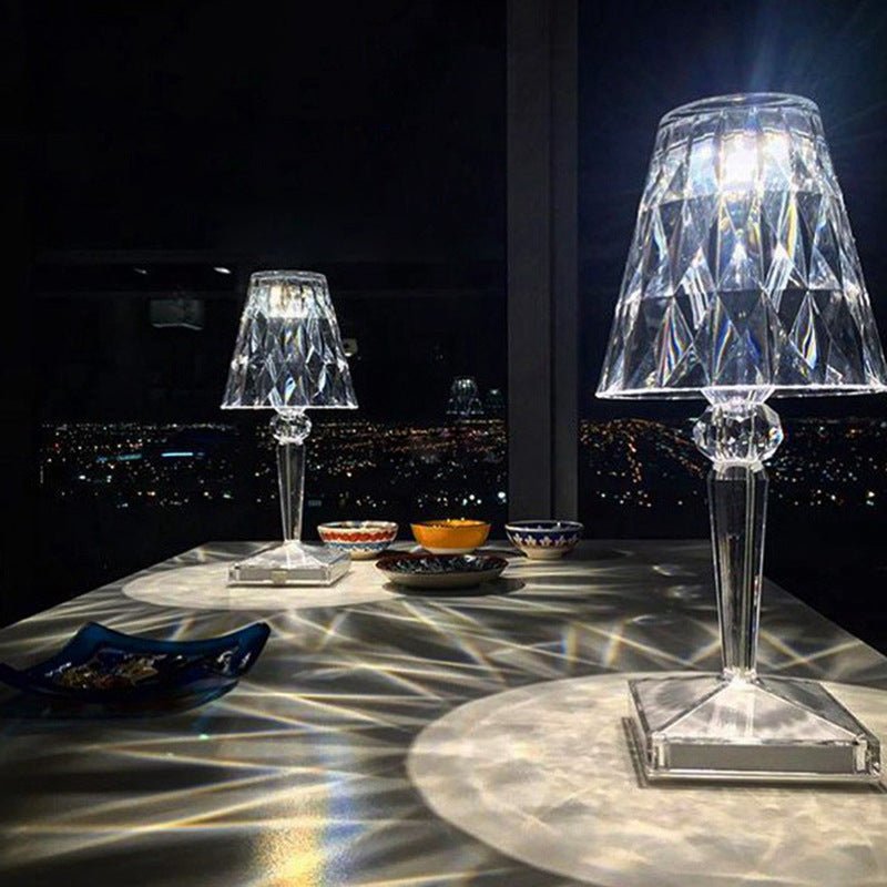 Dazzling Diamond Glass Table Lamp - SKØRTER