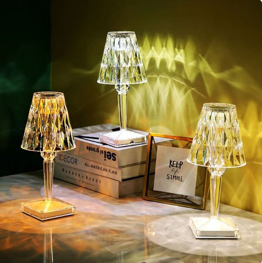 Dazzling Diamond Glass Table Lamp - SKØRTER