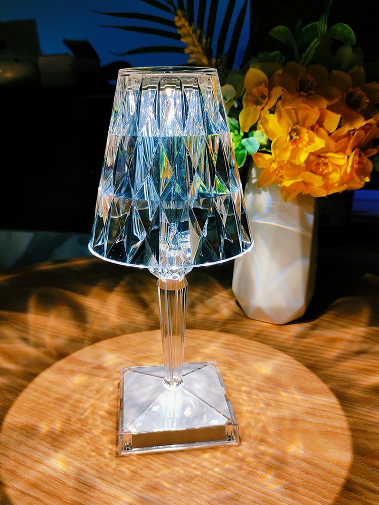 Dazzling Diamond Glass Table Lamp - SKØRTER