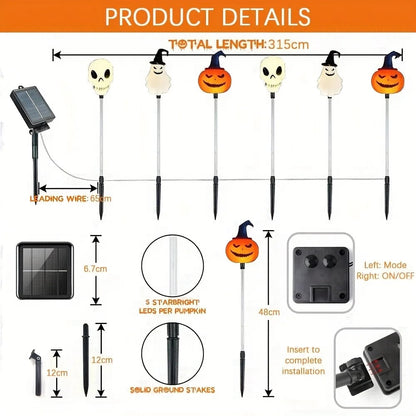 Skorter | 6 in 1 Halloween Solar Garden Lights