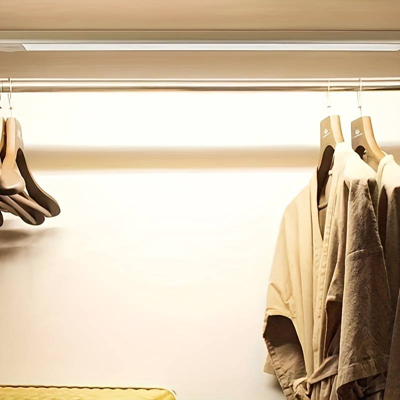 Skorter | Ultra-Thin LED GlowLight – USB Rechargeable Motion Sensor Cabinet Light with Magnetic Backing for Kitchen, Wardrobe, or Closets