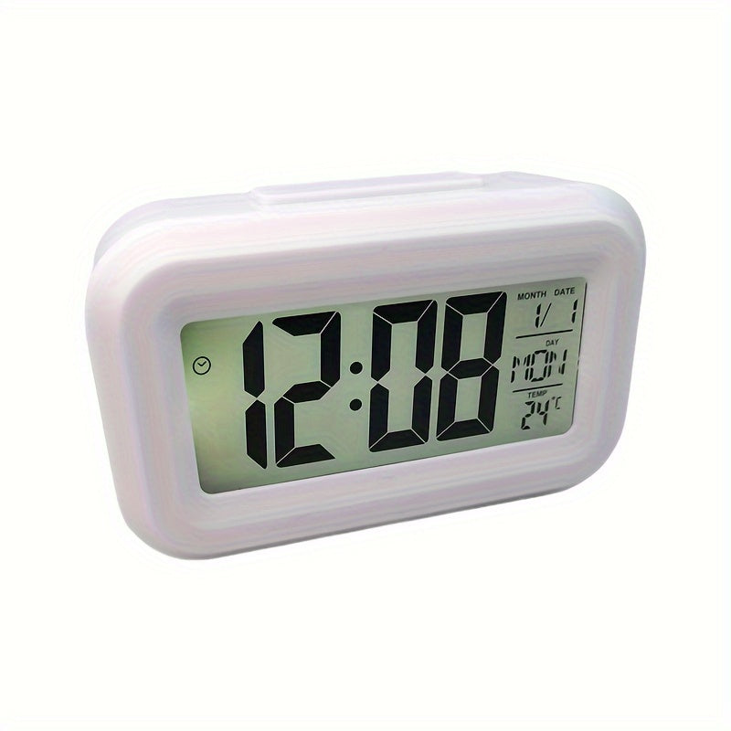 Skorter | SmartAlarm - Mini LCD Alarm Clock with Music and Temperature Display