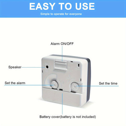 Skorter | TravelSquare - Kompakt reseväckarklocka med snooze och nattlampa