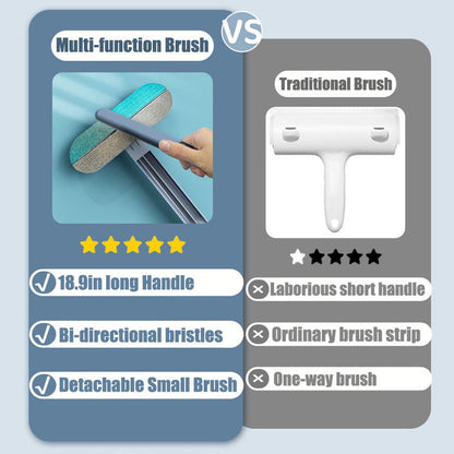 skorter | Double-sided window cleaning brush glass wiper, multifunctional pet hair lint remover