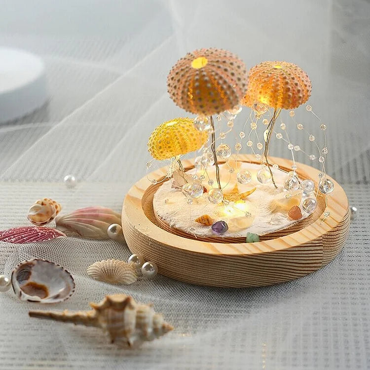 Skorter | LumiCraft – Unique DIY table lamp with natural sea shell for a cozy décor