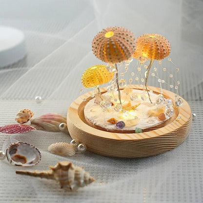 Skorter | LumiCraft – Unique DIY table lamp with natural sea shell for a cozy décor