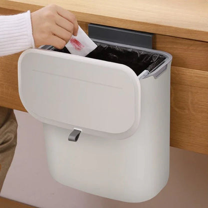 Skorter | Practical Kitchen Trash Can For Wall Mounting – Swiveling Garbage Bin For Kitchen, Bathroom And Office