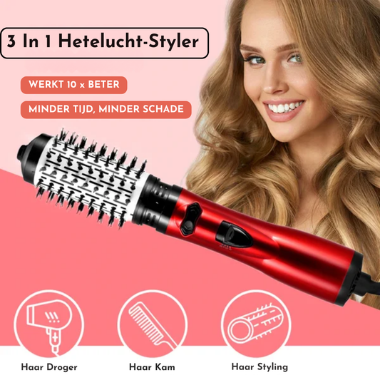 Skorter | 3 I 1 Hair Dryer Styler - For Dry, Curly, Straight Hair