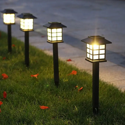 Skorter | Solar Garden Lights in Lantern Style – Waterproof LED Path Lighting for Outdoor Areas
