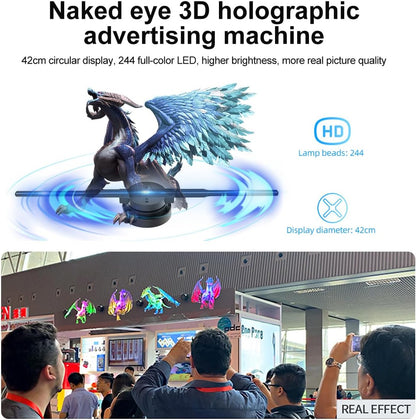 Skorter | 3D Hologram LED Fan Projector – High-Resolution Visual Display for Home, Business & Events