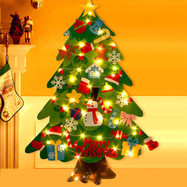 Skorter | Children's Christmas tree with lights + free snowman