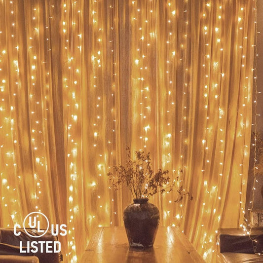 Skorter | 300 LED Window Top Light Sources For Wedding, Party, Home, Garden, Bedroom, Warm White