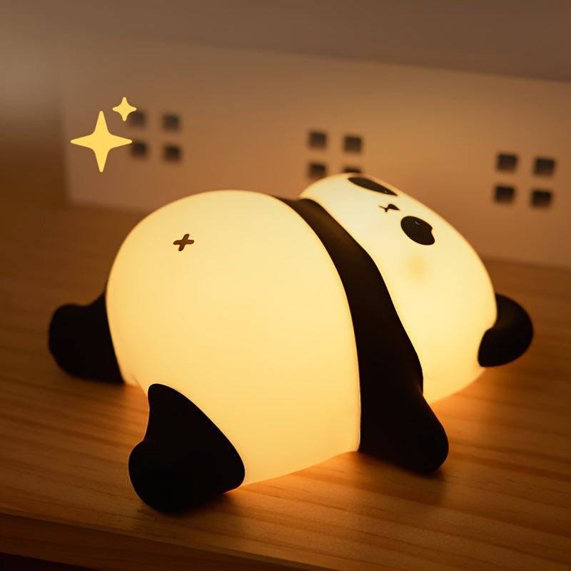 Skorter | SugarPanda - LED Night Light, Silicone Rechargeable Sleep Lamp