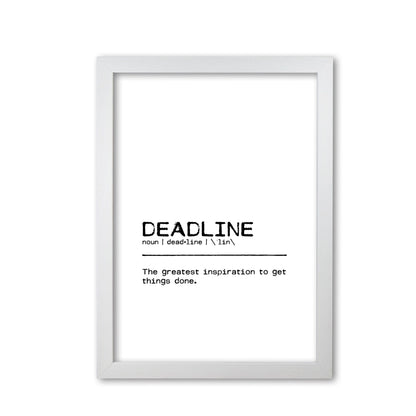 Skorter | Frist Inspiration Definition Quote Print By Orara Studio