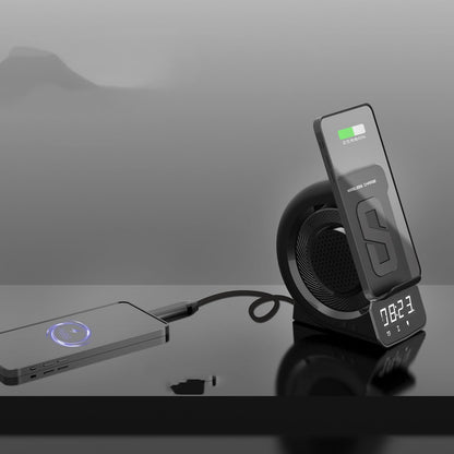 Skorter | BRYN - Alarm clock with portable speaker and wireless charger