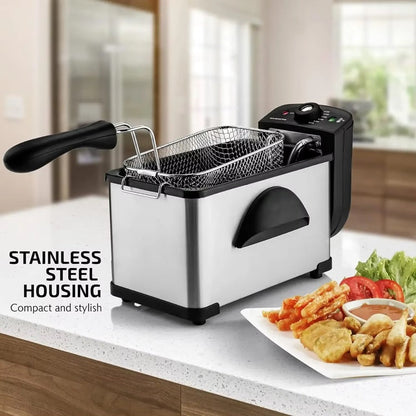 Skorter | 2L Electric Deep Fryer with Adjustable Temperature Control