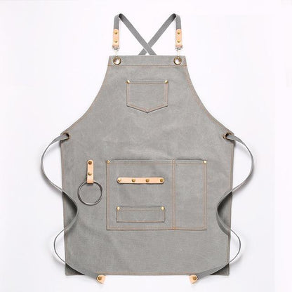 Skorter | DEETRUST Canvas Bib Chef Kitchen Apron For Barista Bartender With Pockets