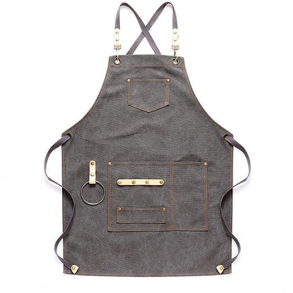 Skorter | DEETRUST Canvas Bib Chef Kitchen Apron For Barista Bartender With Pockets