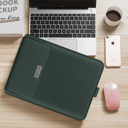 Skorter | 4-in-1 Laptop Sleeve - Slim Protective Case with Stand Function