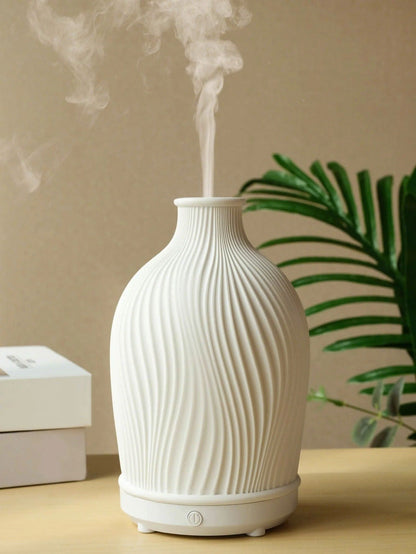 Skorter | Boho Vase Essential Oil Humidifier – Polyresin Ultrasonic Diffuser