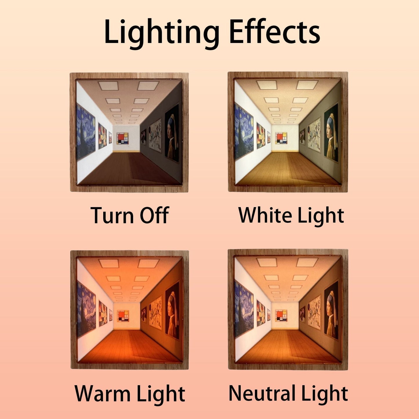 Skorter | 3D Glasses-Free Gallery Optical Illusion Wall Lamp & Night Light